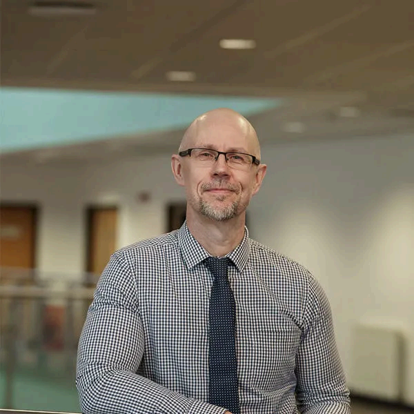 Official University of Sunderland portrait of Ian Elliott, Senior Lecturer in Education